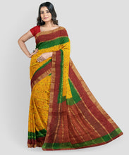 Load image into Gallery viewer, Ethnic Rajasthani Print Cotton Gathchola Saree
