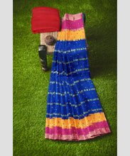 Load image into Gallery viewer, Beautiful Rajasthani Gadchola Cotton Saree