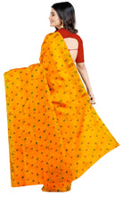 Load image into Gallery viewer, Yellow Saree With Multicolor Bandhej With Pallu