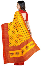 Load image into Gallery viewer, Cotton Yellow Saree With Multidots
