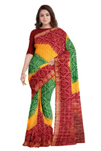 Load image into Gallery viewer, Lightweight Bandhej Cotton Saree | AtoZSaree