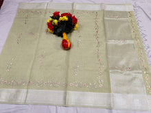 Load image into Gallery viewer, Delicate Kota Doria Saree with Golden Zari