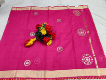 Load image into Gallery viewer, Traditional Rajasthani Kota Doria Saree with Zari Border