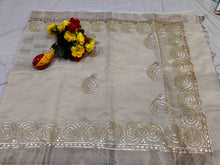 Load image into Gallery viewer, Graceful Kota Doria Saree with Golden Zari