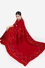 Load image into Gallery viewer, Flawless Bandhani Art on Pure Viscose Georgette