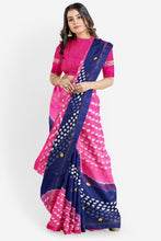Load image into Gallery viewer, Vibrant Hand Tie-Dye Bandhani Saree with Attached Blouse