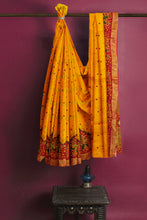 Load image into Gallery viewer, Pure Cotton Gathchola Saree In Elephant Print