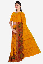 Load image into Gallery viewer, Pure Cotton Gathchola Saree In Elephant Print