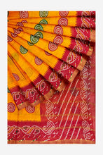 Load image into Gallery viewer, Pure Cotton Gathchola Saree