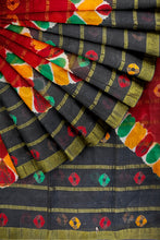 Load image into Gallery viewer, PURE COTTON SAREE WITH BANDHEJ PRINT