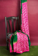 Load image into Gallery viewer, The Heritage Bandhani Pure Viscose Saree