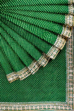 Load image into Gallery viewer, RAJASTHANI MOTHDA LEHARIYA GEORGETTE SAREE
