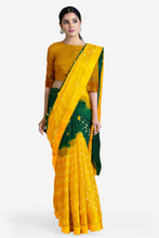 Load image into Gallery viewer, Handloom Pure Bandhani Viscose Georgette Saree