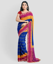 Load image into Gallery viewer, Beautiful Rajasthani Gadchola Cotton Saree
