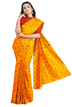 Load image into Gallery viewer, Yellow Saree With Multicolor Bandhej With Pallu
