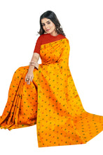 Load image into Gallery viewer, Yellow Saree With Multicolor Bandhej With Pallu
