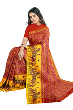 Load image into Gallery viewer, Daily Wear Cotton Rajasthani Gathchola Saree - AtoZSaree
