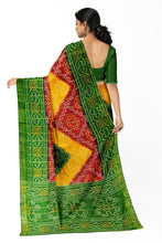 Load image into Gallery viewer, Pure Cotton Bandhej Saree With Green Border
