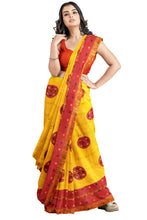 Load image into Gallery viewer, Colorfull Cotton Gathchola Saree In Rajasthani Print

