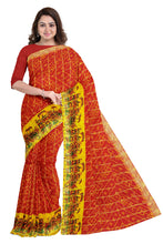 Load image into Gallery viewer, Printed Gathchola Cotton Saree
