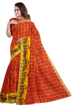Load image into Gallery viewer, Printed Gathchola Cotton Saree
