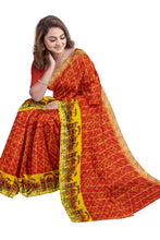 Load image into Gallery viewer, Printed Gathchola Cotton Saree
