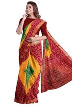 Load image into Gallery viewer, Lightweight Bandhej Cotton Saree | AtoZSaree
