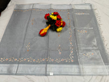 Load image into Gallery viewer, Radiant Kota Doria Saree with Golden Zari
