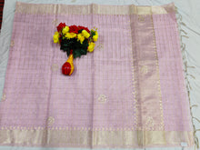 Load image into Gallery viewer, Subtle Charm Zari Kota Saree in Pink

