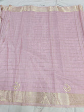Load image into Gallery viewer, Subtle Charm Zari Kota Saree in Pink
