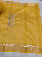 Load image into Gallery viewer, Pastel Zari Border Kota Doria
