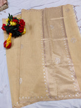 Load image into Gallery viewer, Royal Mustard Yellow Zari Kota Saree
