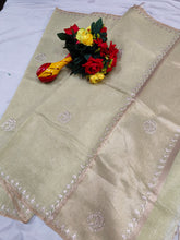Load image into Gallery viewer, Soft Zari Woven Kota Cotton Saree
