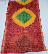 Load image into Gallery viewer, Lightweight Bandhej Cotton Saree | AtoZSaree
