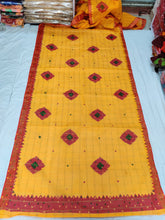 Load image into Gallery viewer, Pure Cotton Rajasthani Gathchola Saree | AtoZSaree
