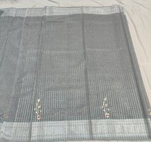 Load image into Gallery viewer, Radiant Kota Doria Saree with Golden Zari
