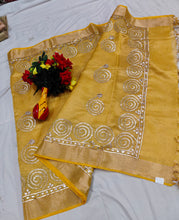 Load image into Gallery viewer, Pastel Zari Border Kota Doria
