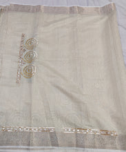 Load image into Gallery viewer, Graceful Kota Doria Saree with Golden Zari
