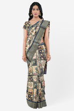 Load image into Gallery viewer, Soft Silk Saree with Rich Banarasi Border &amp; Blouse