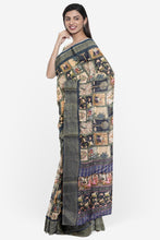 Load image into Gallery viewer, Soft Silk Saree with Rich Banarasi Border &amp; Blouse