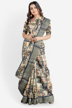 Load image into Gallery viewer, Soft Silk Saree with Rich Banarasi Border &amp; Blouse