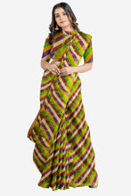 Load image into Gallery viewer, Simple Daily Wear Gathchola Cotton Saree
