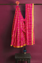 Load image into Gallery viewer, PURE COTTON SAREE IN MIRROR WORK PINK COLOUR
