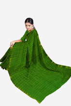 Load image into Gallery viewer, Sawan Special Lehariya Saree In Cotton Gathchola Fabric
