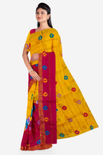 Load image into Gallery viewer, Traditional Print Saree In Cotton Gathchola Fabric
