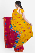 Load image into Gallery viewer, Traditional Print Saree In Cotton Gathchola Fabric
