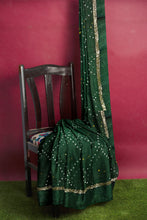 Load image into Gallery viewer, Exquisite Bandhej Viscose Georgette Drape with Blouse