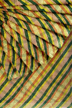 Load image into Gallery viewer, Cotton Gathchola Saree With Multicolor Lehariya
