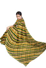 Load image into Gallery viewer, Cotton Gathchola Saree With Multicolor Lehariya
