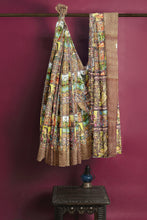 Load image into Gallery viewer, Premium Soft Silk Saree with Traditional Banarasi Border